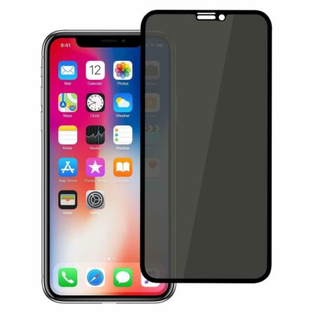 Kaitseklaas Full Glue Privacy iPhone XR / iPhone 11 (must)