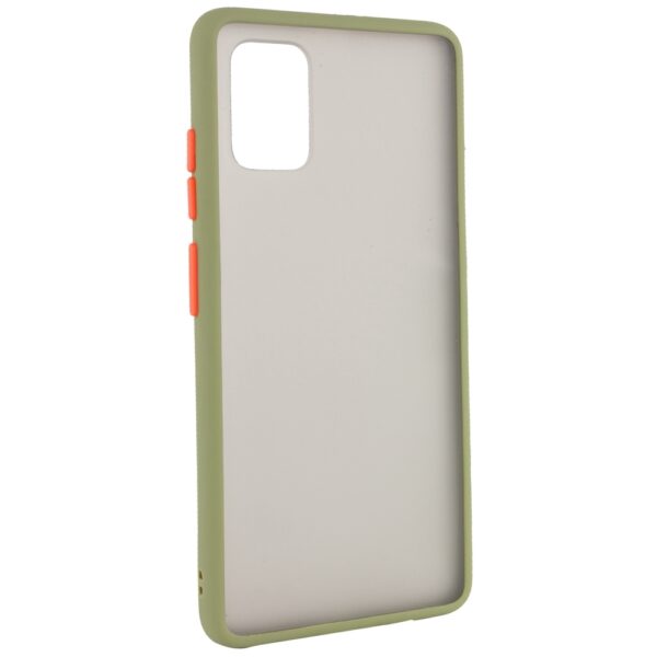 Bumper Colored Ümbris Samsung A515/ Galaxy A51 (roheline/matt)
