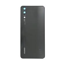 Varuosa Huawei P20 tagakaas kaamera klaasiga must (service pack)
