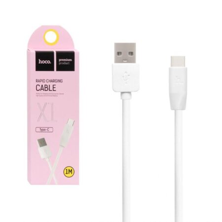 USB juhe Hoco X1 Type-C (1m/ valge)