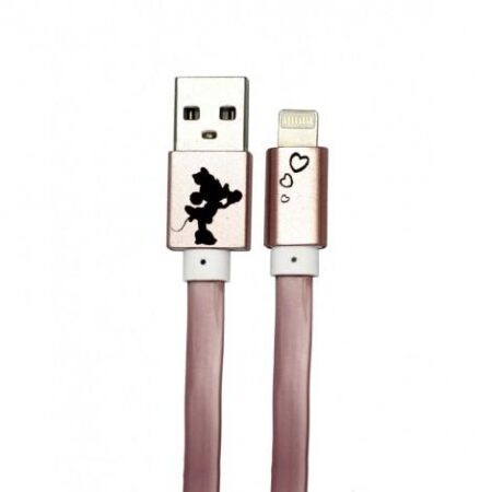 USB juhe Disney Iphone 5/ 6/ 7/ 8/ X/ 11 (rose-gold)