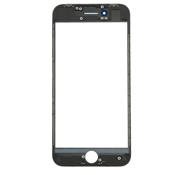 Varuosa Iphone 8 / SE 2020 esiklaas  (must)