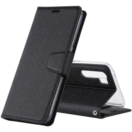 Ümbris kaanega Alivo Läikiv Xiaomi Note 5A Prime (must)