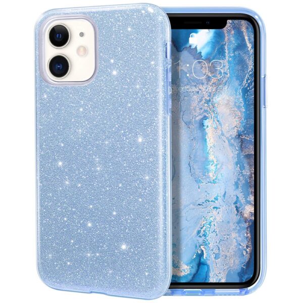 Glitter TPU Ümbris Iphone 11 (sinine)