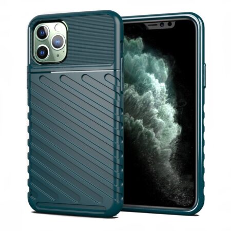 Thunder Rugged Silikoon Ümbris Iphone 11 Pro (roheline)