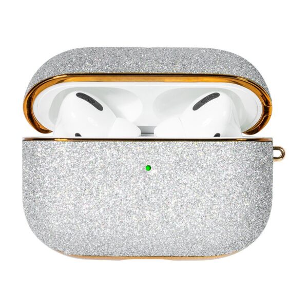 Silikoonümbris Kingxbar Bling AirPods Pro (hõbe)