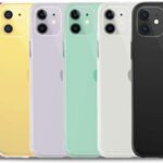 Varuosa iPhone 11 tagumine klaas suurema avaga kaamera jaoks (kollane)