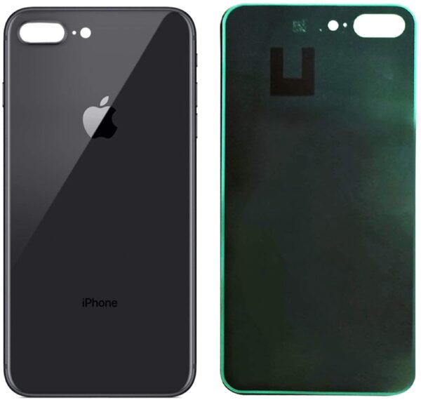 Varuosa Iphone 8 Plus tagumise kaane klaas (Space Grey)