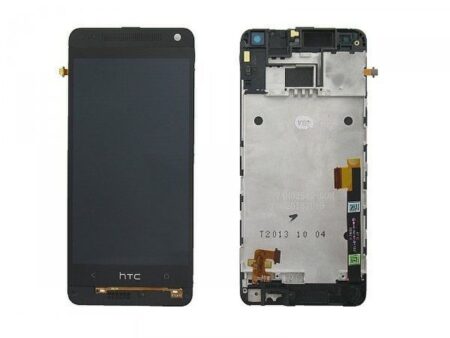 Varuosa HTC ONE Mini M4 ekraan raamiga originaal (must)