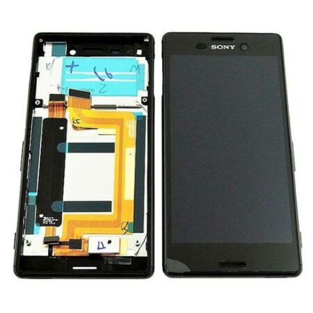 Varuosa Sony Xperia M4 AQUA/E2303 LCD moodul raamiga (must)