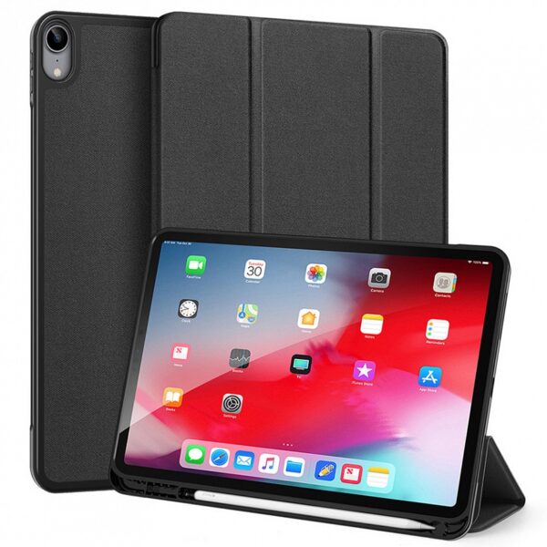 Ümbris kaanega Flip Dux Ducis "Domo" Ipad Air 2020 / Ipad Air 2022 M1 10.9" (must)