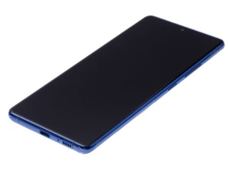 Varuosa Samsung G770F / Galaxy S10 lite LCD ekraan raamiga originaal (Prism Blue)