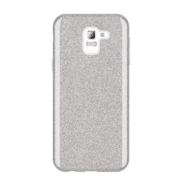 Silikoon 3 in 1 Samsung Samsung Galaxy J6 2018/ J600 (hõbe glitter)