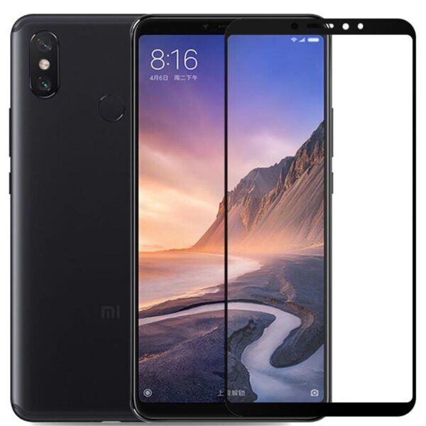 Kaitseklaas Full Cover Xiaomi Mi Max 3 (must) pakendita