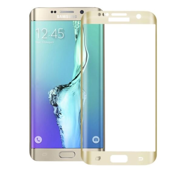 Kaitseklaas Mocolo Full Face Samsung G925/ Galaxy S6 Edge (kuldne)