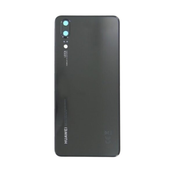 Varuosa Huawei P20 tagakaas kaamera klaasiga (must)