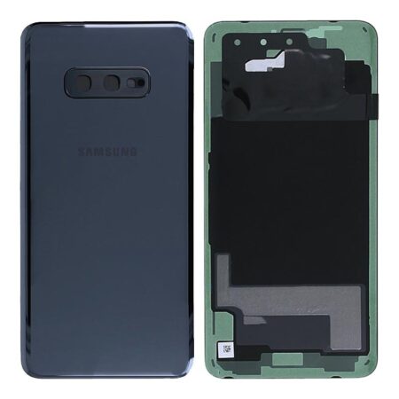 Varuosa Samsung Galaxy S10e/ G970F tagakaas kaamera klaasiga (must)