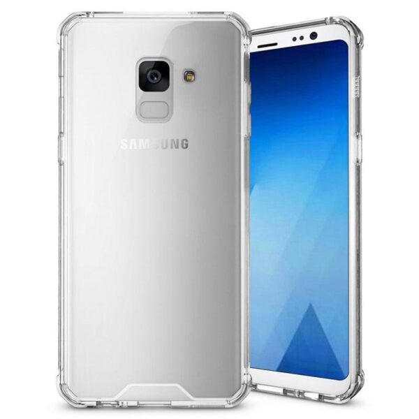 Silikoon Shockproof Samsung A8 Plus 2018 (läbipaistev)