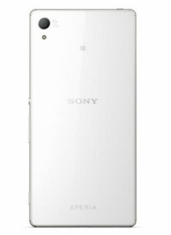 Varuosa Sony Xperia Z3+/Z4 tagumise kaane klaas (valge)