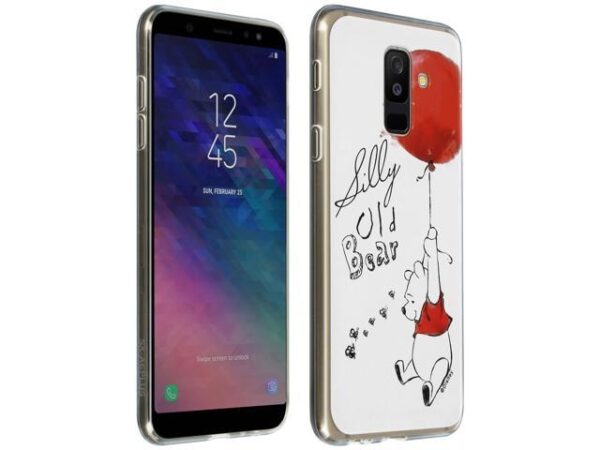 Originaal Disney Silikoon Samsung Galaxy J6 2018/ J600 (valge/Winnie Pooh)