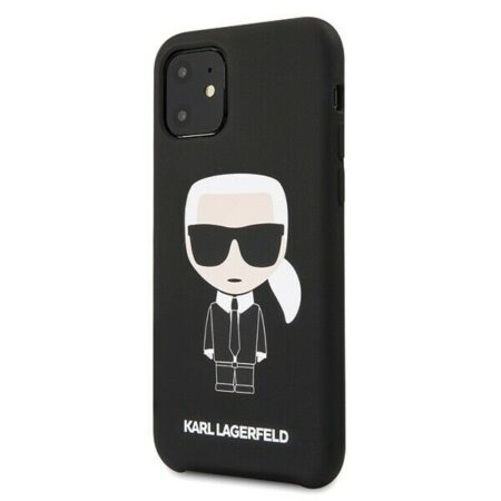 Karl Lagerfeld Ümbris KLHCI61SLFKBK Iphone XR (must)