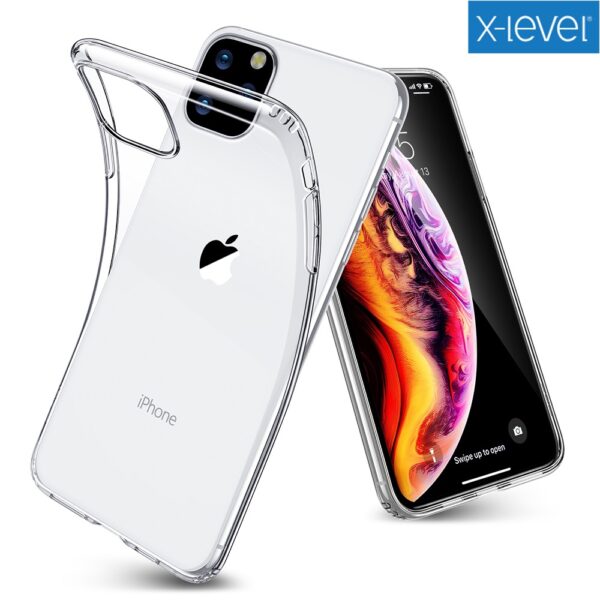 Silikoon X-Level Antislip iPhone 11 Pro (läbipaistev)