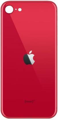 Varuosa Iphone SE 2020 tagumise kaane klaas punane (suurem ava kaamera jaoks)