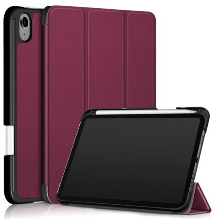 Kaitseümbris Smart Leather Ipad Mini 6 2021 (viinamari)