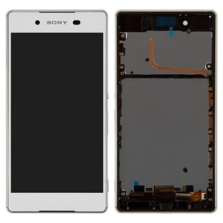 Varuosa Sony Xperia Z3+/Z4 ekraan raamiga originaal service pack (valge)