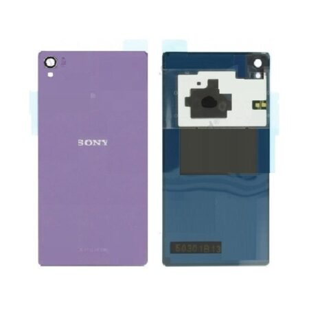 Varuosa Sony Xperia Z3 tagumise kaane klaas (lilla)
