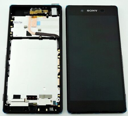 Varuosa Sony Xperia Z3+/Z4 ekraan raamiga originaal service pack (must)