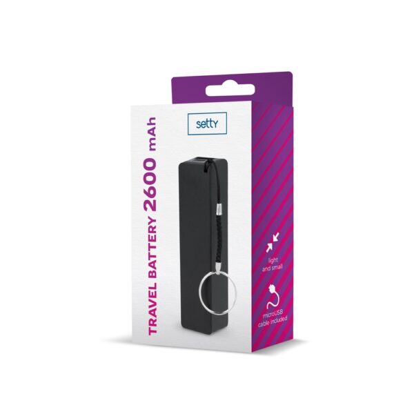 Power Bank Setty 2600 mAh (must)