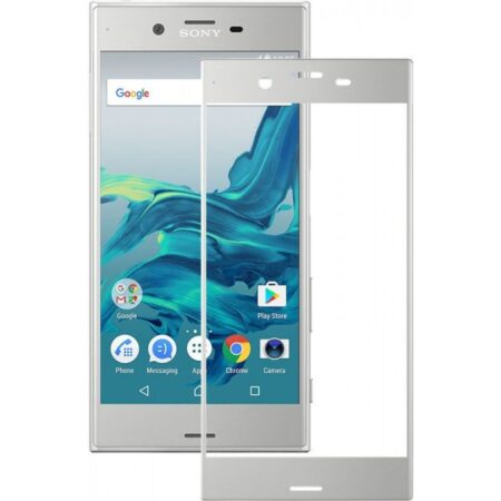 Kaitseklaas Mocolo Full Cover Sony Xperia XZ (hõbe)