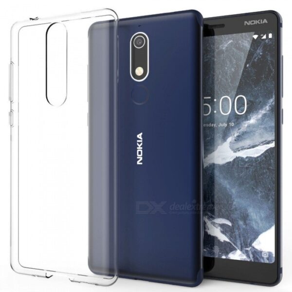 Silikoon Ultra Slim Nokia 5.1 (läbipaistev)