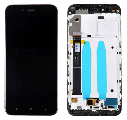 Varuosa Xiaomi Mi A1/5X LCD ekraan raamiga (must)