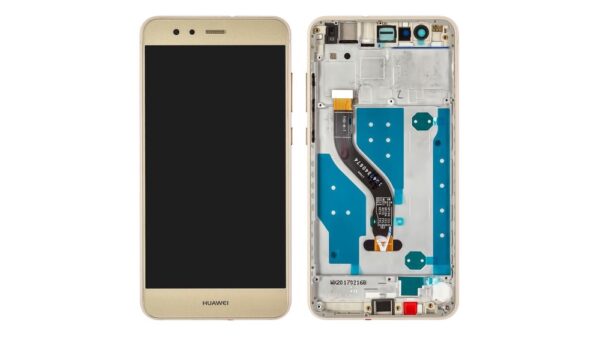 Varuosa Huawei P10 Lite ekraan raamiga (kuldne)