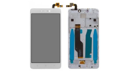 Varuosa Xiaomi Redmi Note 4/Note 4x ekraan raamiga (valge)