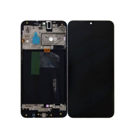Varuosa Samsung Galaxy A10/A105 Dual Sim LCD ekraan korpusega (must)