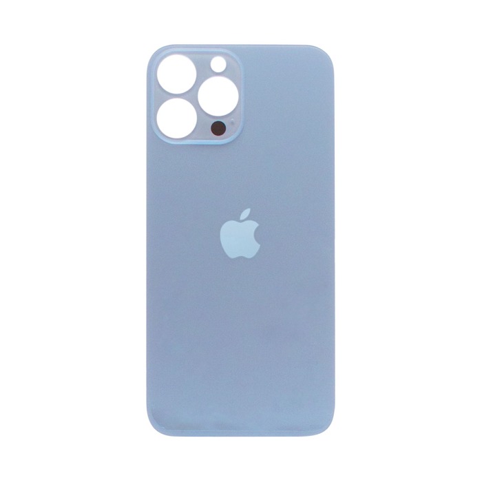 Varuosa iPhone 13 Pro Max tagumine klaas suurema avaga kaamera jaoks (Sierra Blue)