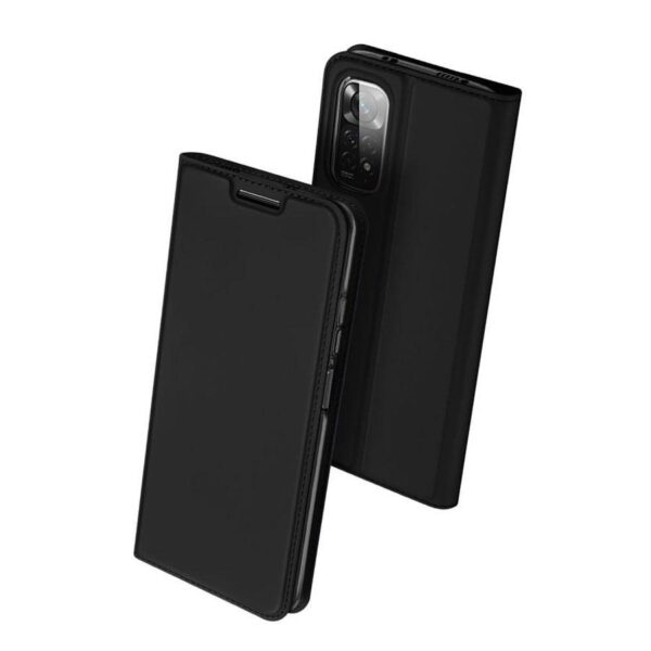 Ümbris kaanega Dux Ducis "Skin Pro" Xiaomi Redmi Note 10 4g/ Note 10s/ Poco M5s (must)