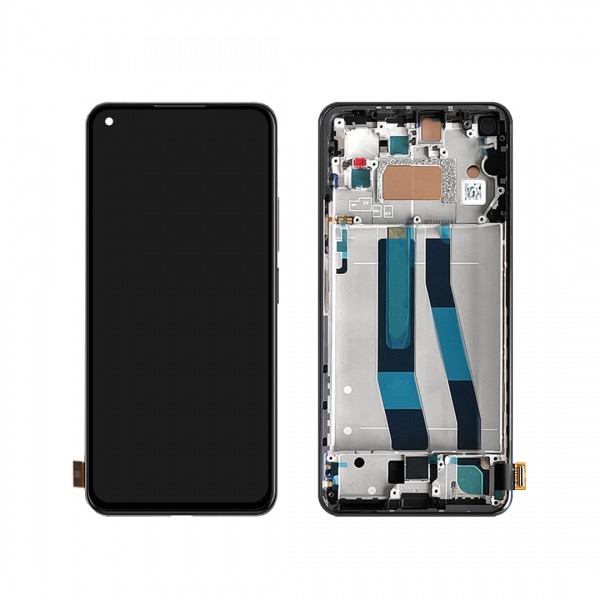 Varuosa Xiaomi Mi 11 Lite 4G/5G ekraan raamiga service pack (must)