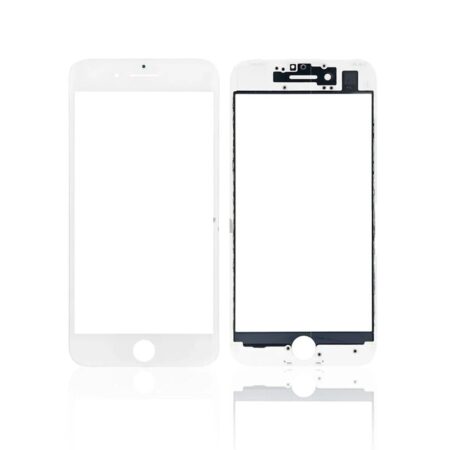 Varuosa Iphone 7 ekraani klaas ja OCA V2 raamiga originaal (valge)