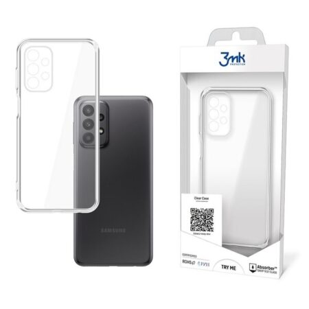 Silikoon 3mk Clear Case 1,2mm Samsung Galaxy A23 (läbipaistev)