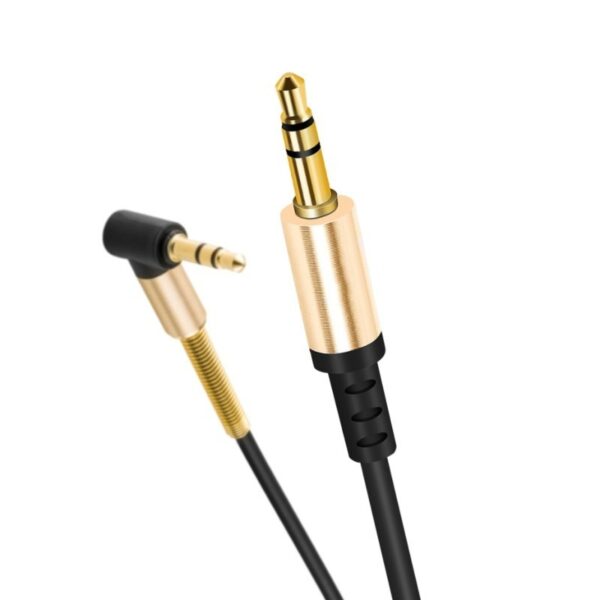 Audio Adapter HOCO AUX 3,5mm to 3,5mm (Black/Gold)