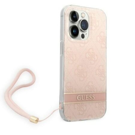 Guess Ümbris GUOHCP14LH4STP Iphone 14 Pro (roosa)