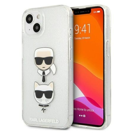 Karl Lagerfeld Ümbris KLHCP13SKCTUGLS Iphone 13 mini (hõbe glitter)