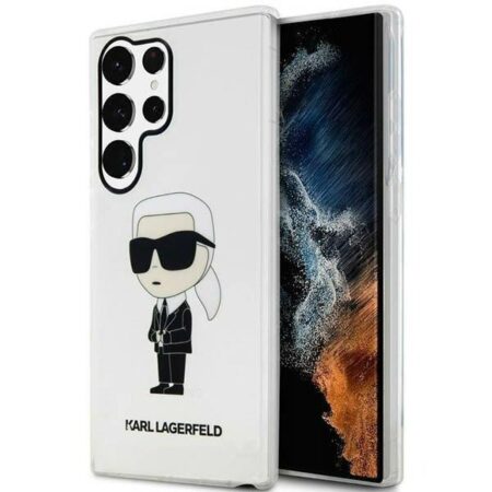 Karl Lagerfeld ümbris KLHCS23LHNIKTCT Samsung Galaxy S23 Ultra (läbipaistev)