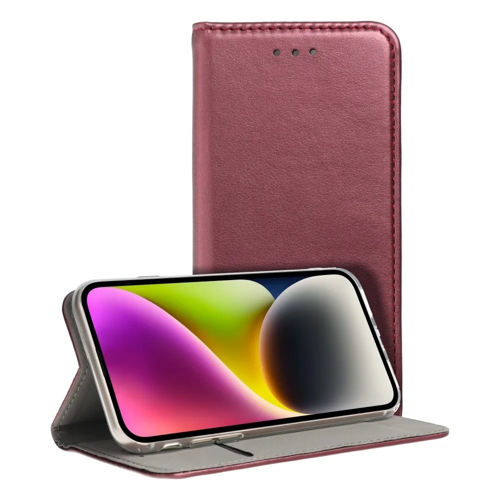 Ūmbris kaanega Smart Magnetic Samsung Galaxy A54 / A54 5G (viinamari)