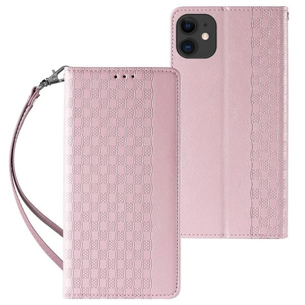 Ümbris kaanega Strap Case Samsung Galaxy S23 (roosa)