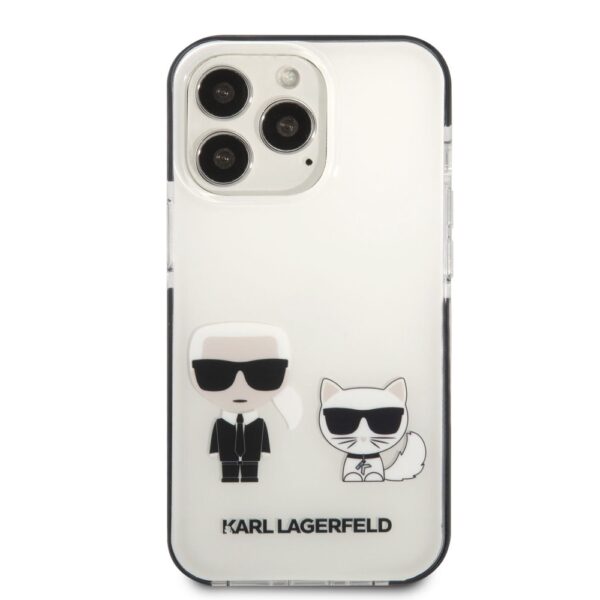 Karl Lagerfeld Ümbris KLHCP13LTPEKCW Iphone 13 Pro / 13 (valge)